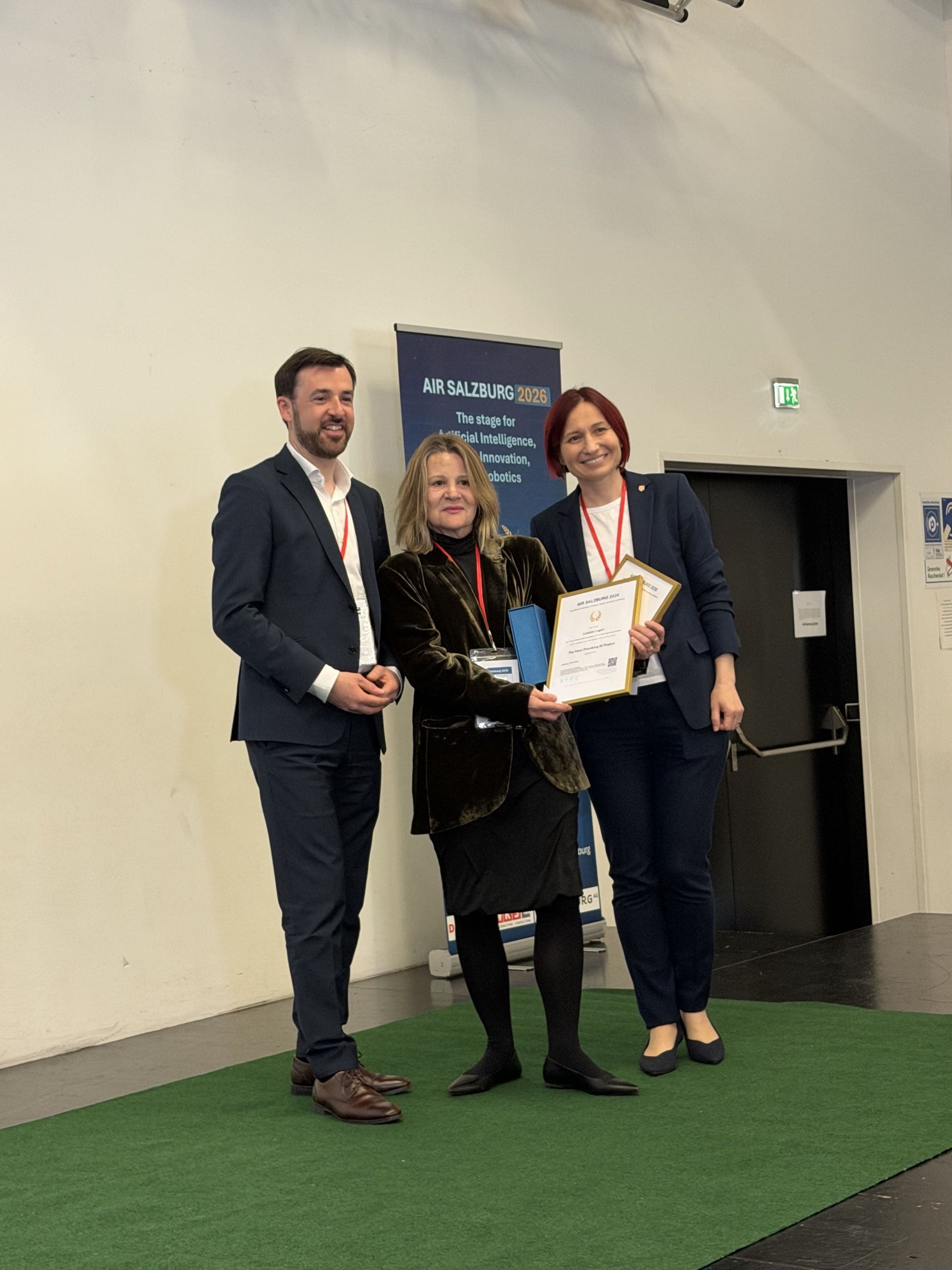Lobster Lager receives Most Promising AI Project award at AIR Salzburg 2026